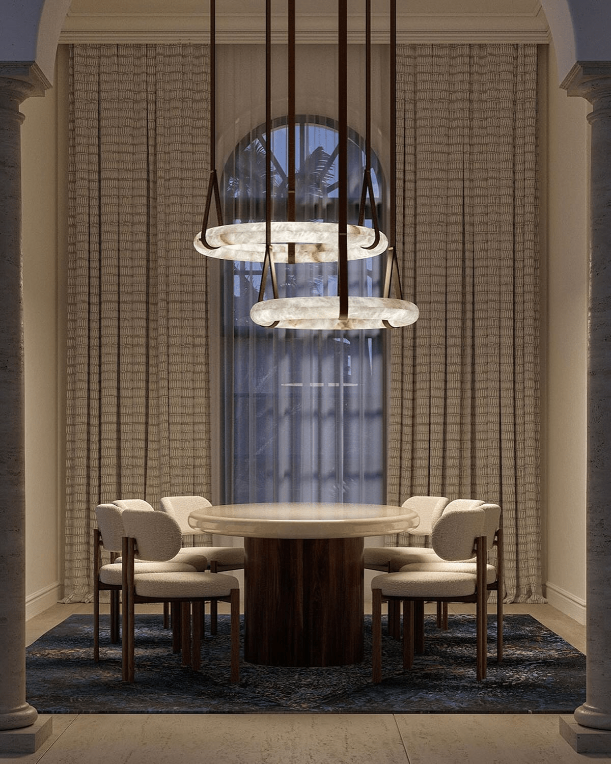 Oslo Alabaster Pendant Light B