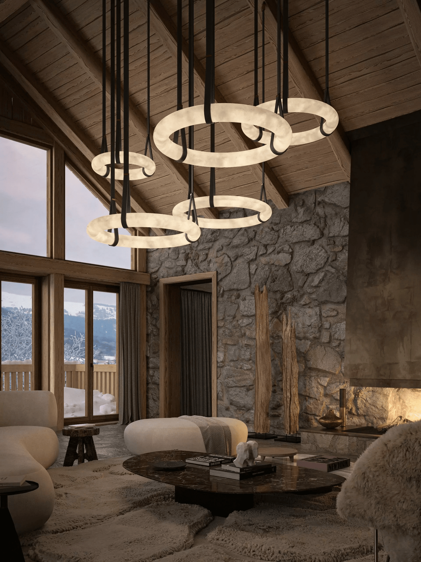 Oslo Alabaster Pendant Light A
