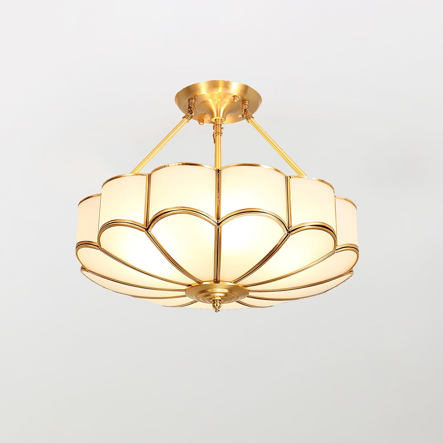 Noemi Flower Shaped Glass Ceiling Light