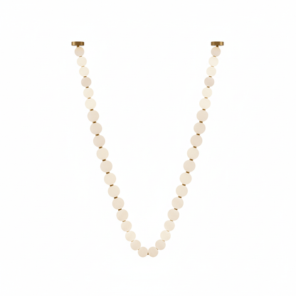 Pearl Glass Necklace Balls Chandelier