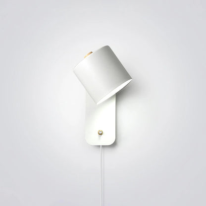 Clémence Rotatable Cylinder Plug-in Wall Lamp