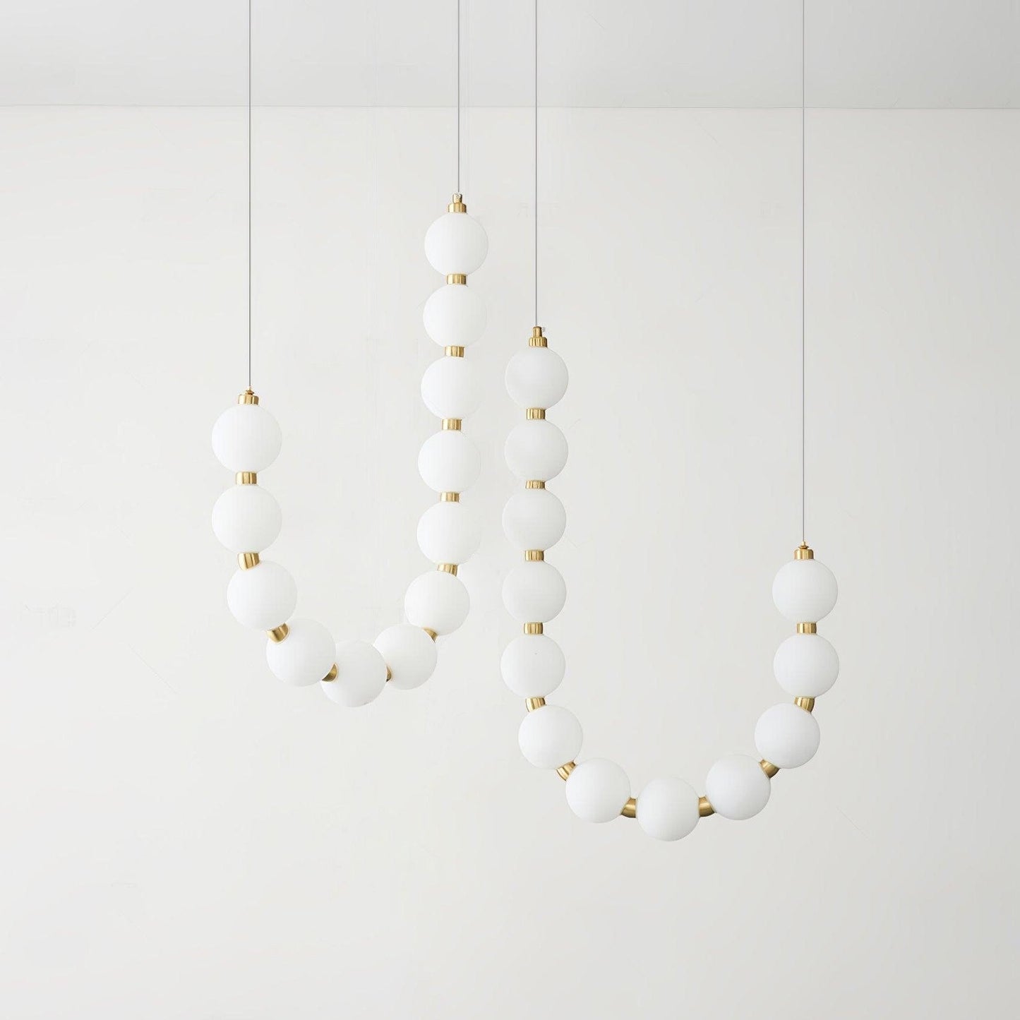 Acrylic Pearl Necklace Chandelier