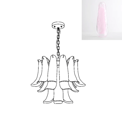 Murano Glass Leaf Chandelier