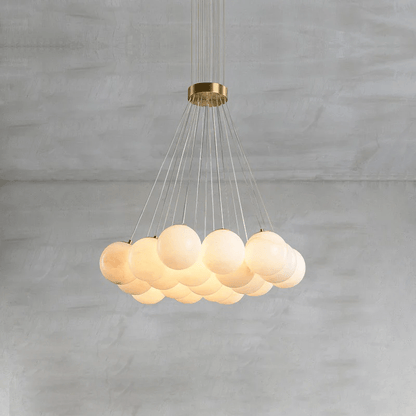 Alabaster Balls Chandelier