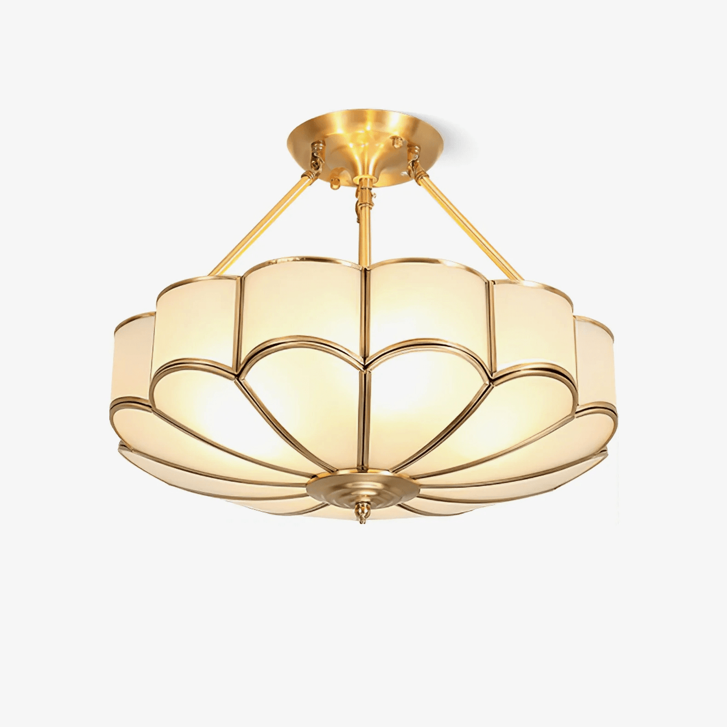 Noemi Flower Shaped Glass Ceiling Light