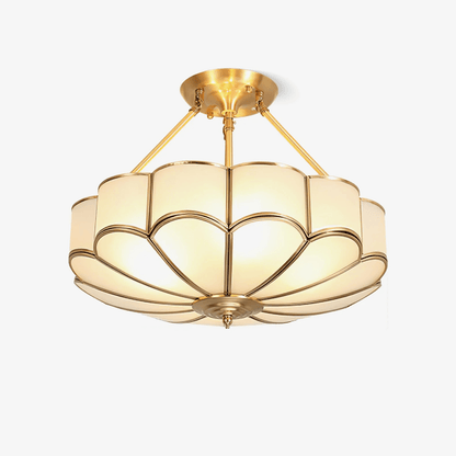 Noemi Flower Shaped Glass Ceiling Light