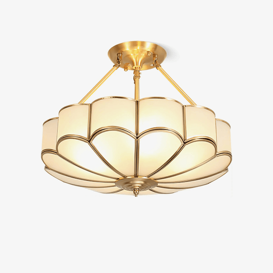 Noemi Flower Shaped Glass Ceiling Light