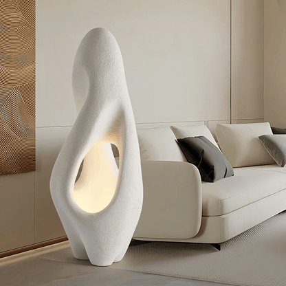 Wabi-Sabi White Floor Lamp
