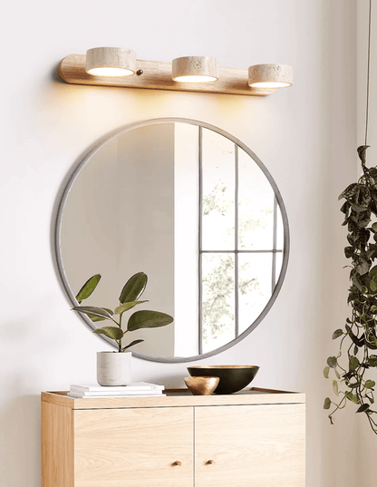 Camilla Travertine Duo Wall Light