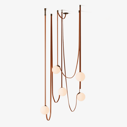 Multiple Belt Art Pendant Light