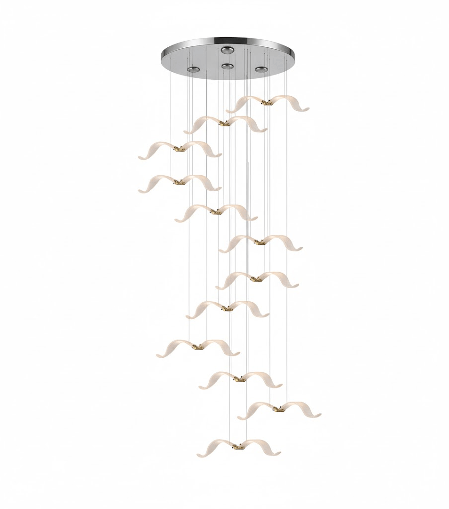 Large Seagull Chandelier