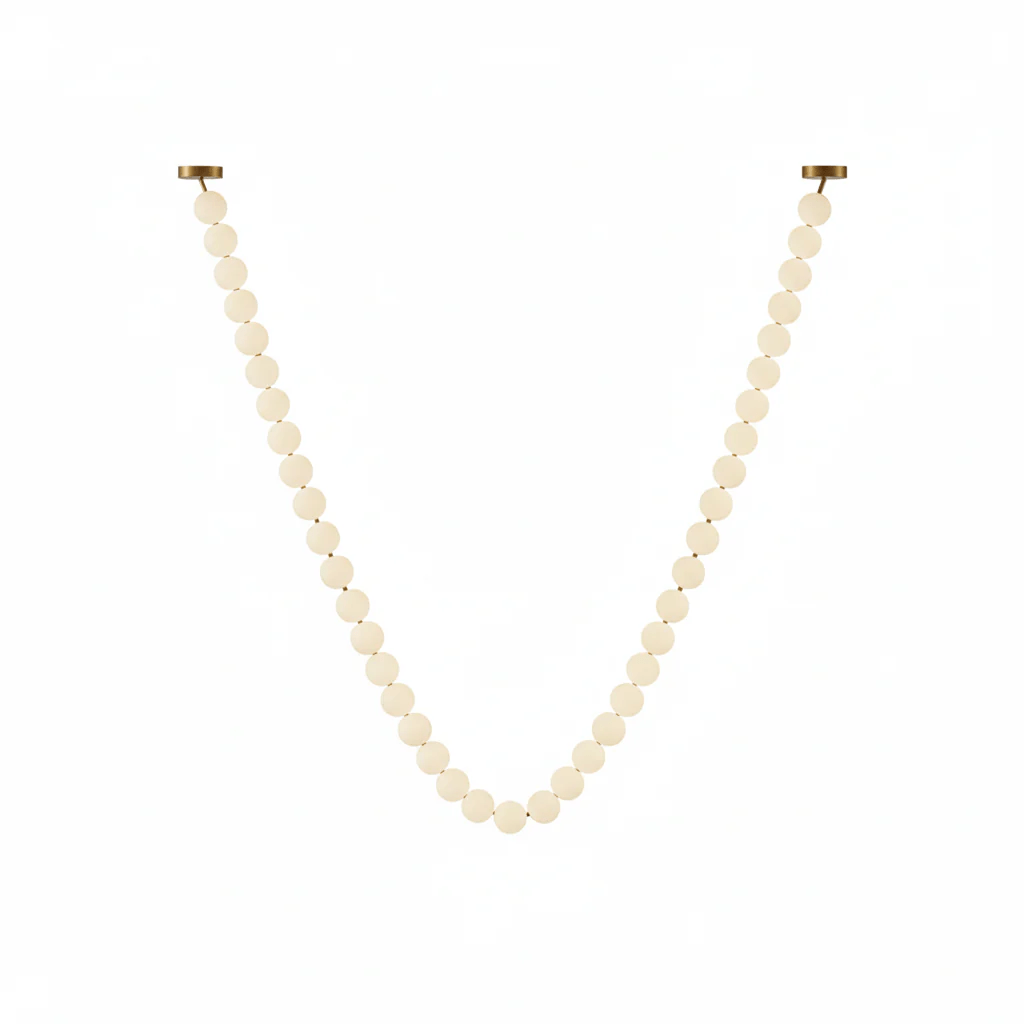 Pearl Necklace Balls Chandelier