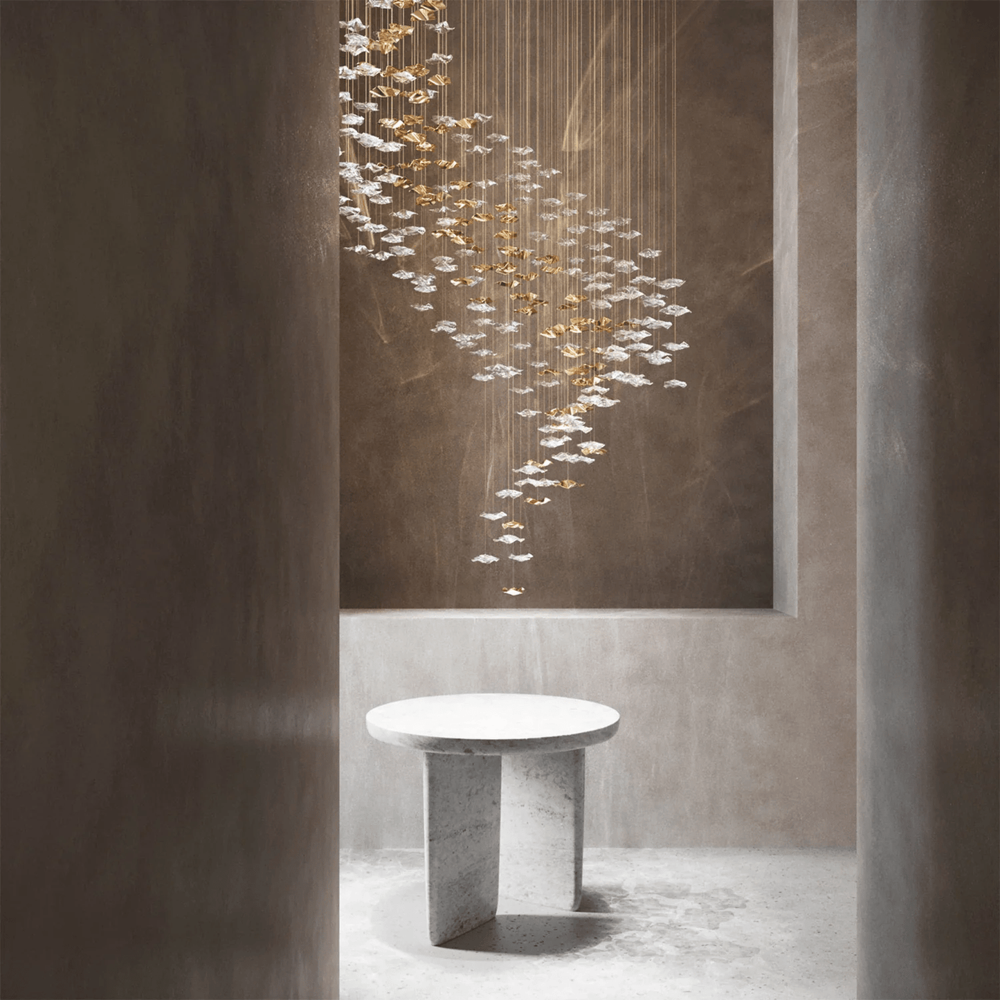 Tidal Art Glass Chandelier