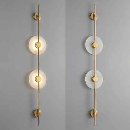 Alabaster Vertical Wall Sconce
