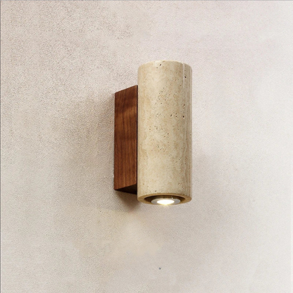 Solène - Travertine Wall Lamp