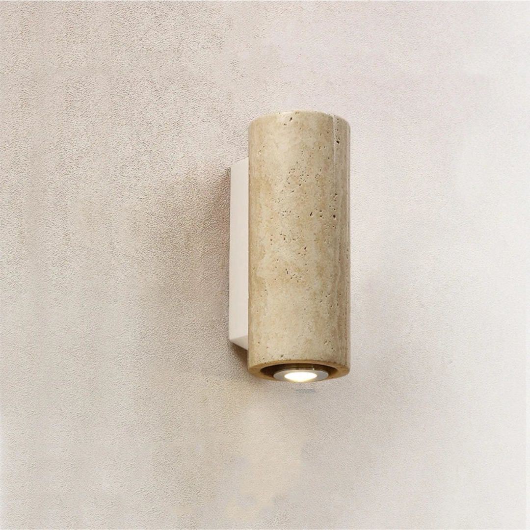 Solène - Travertine Wall Lamp
