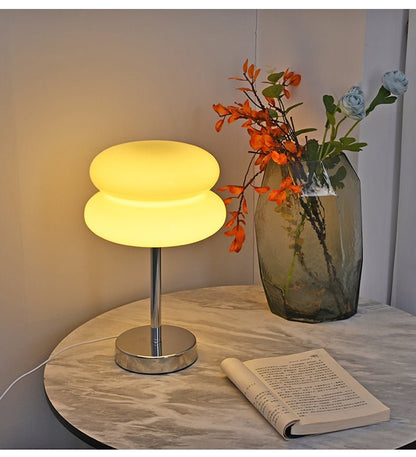 Saturn Glide Glass Table Lamp