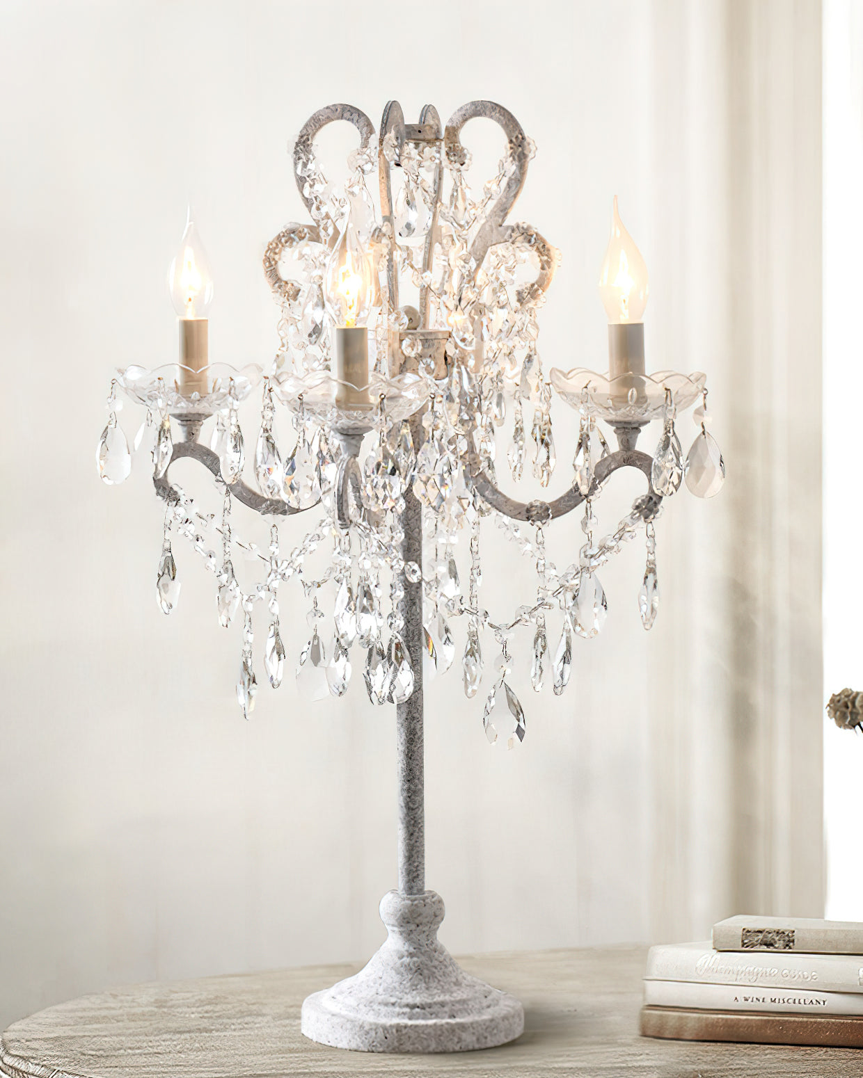 Abigail Crystal Table Lamp