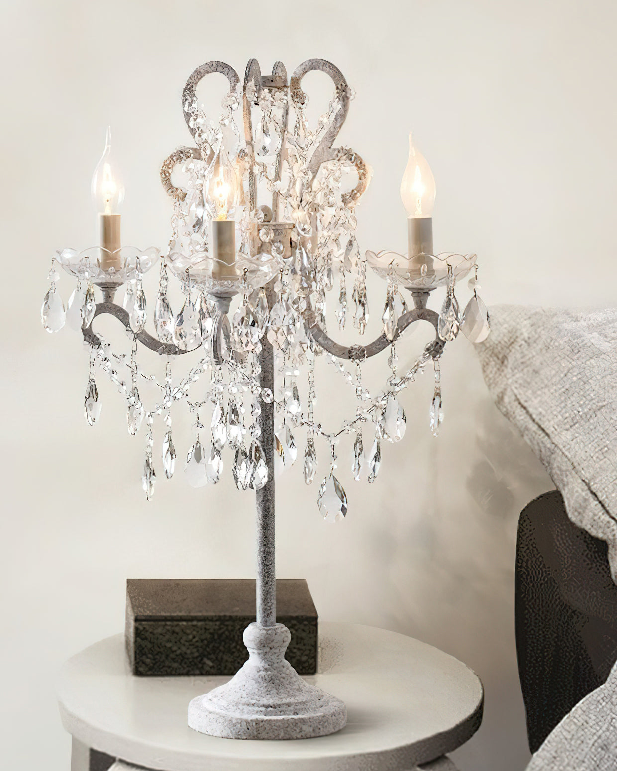 Abigail Crystal Table Lamp