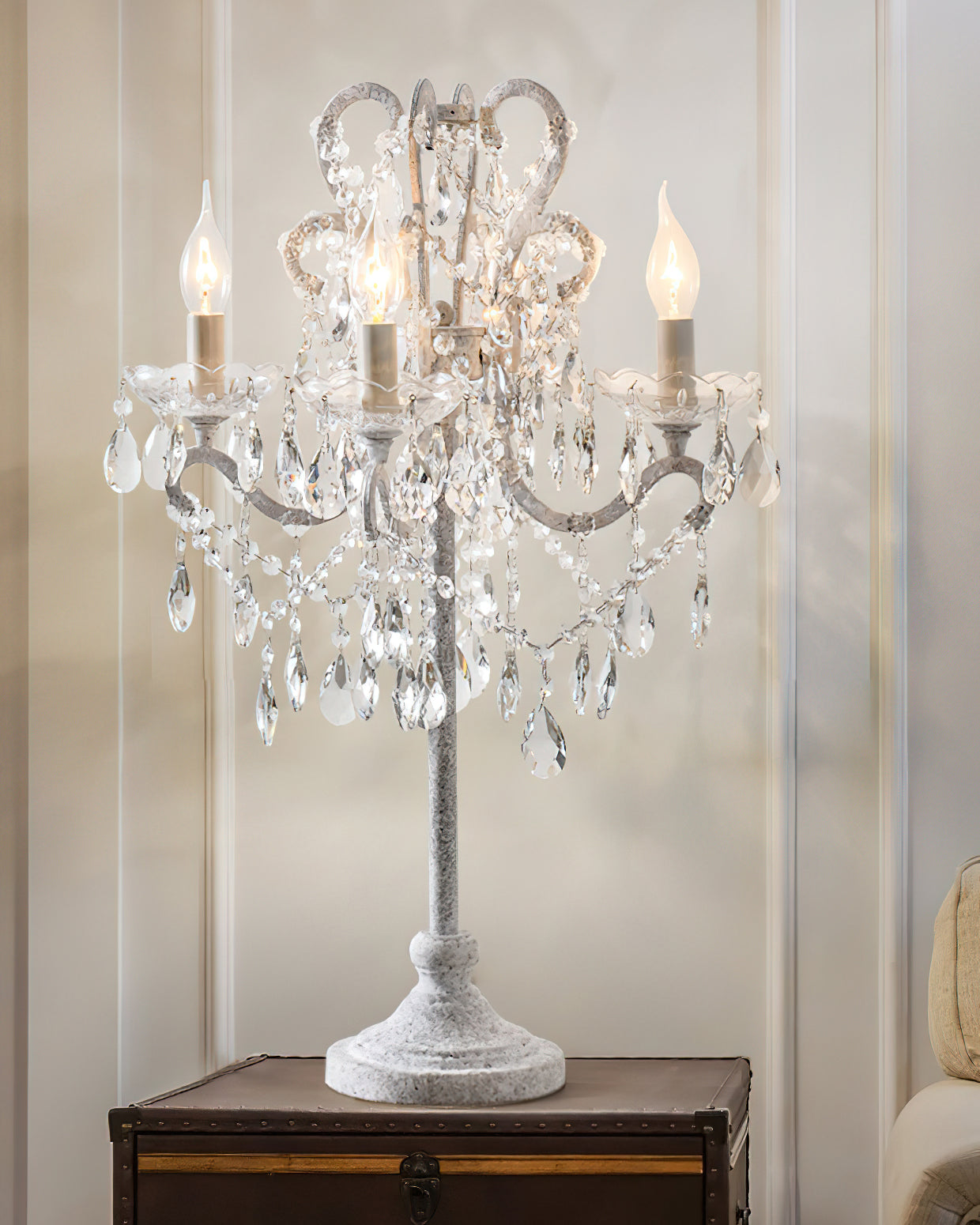 Abigail Crystal Table Lamp
