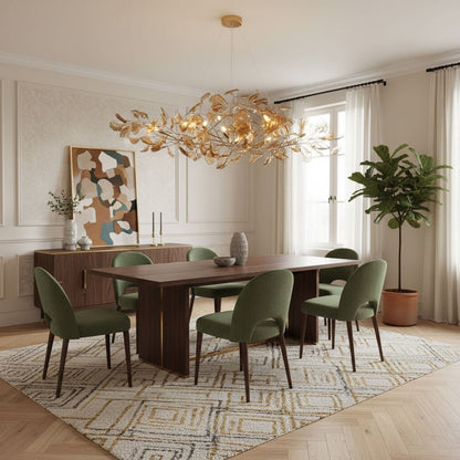 Acrylic Ginkgo Leaf Chandelier