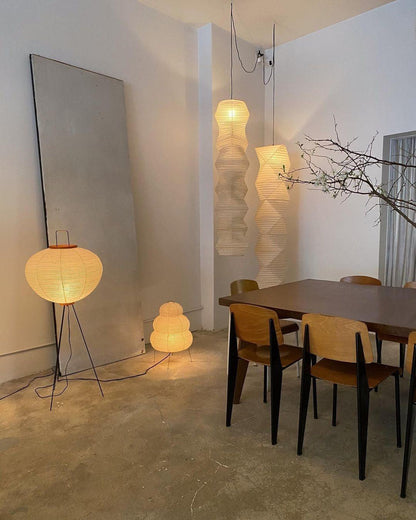 Elena Rice Paper Floor Lamp
