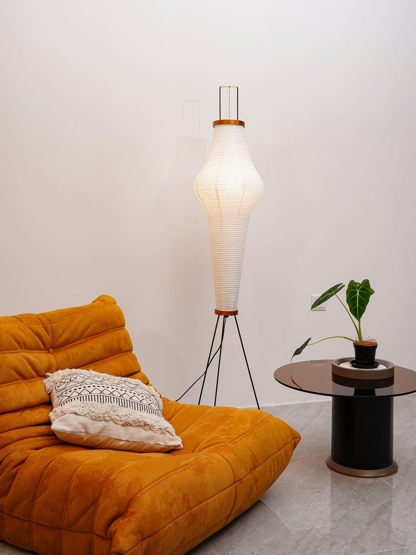 Elena Rice Paper Floor Lamp