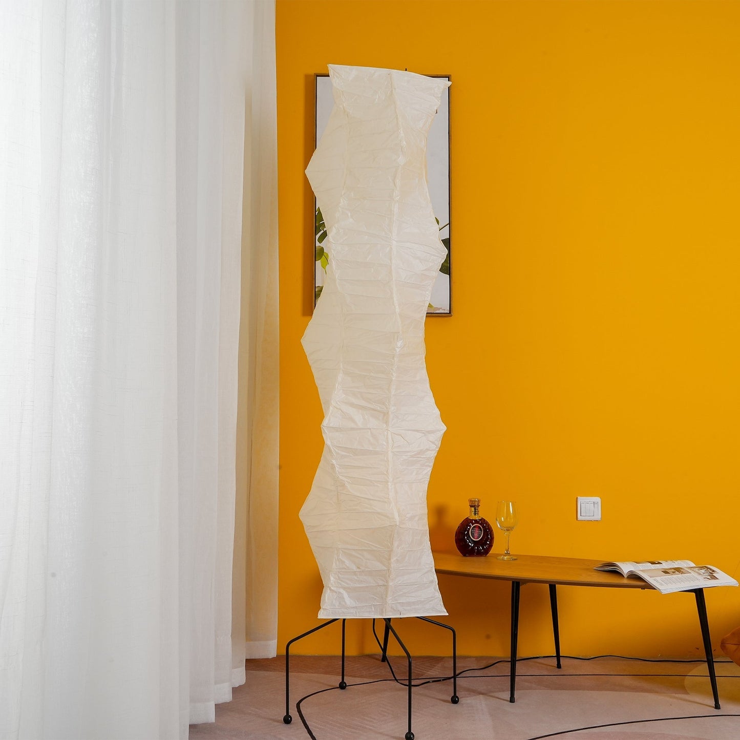 Elena Rice Paper Floor Lamp