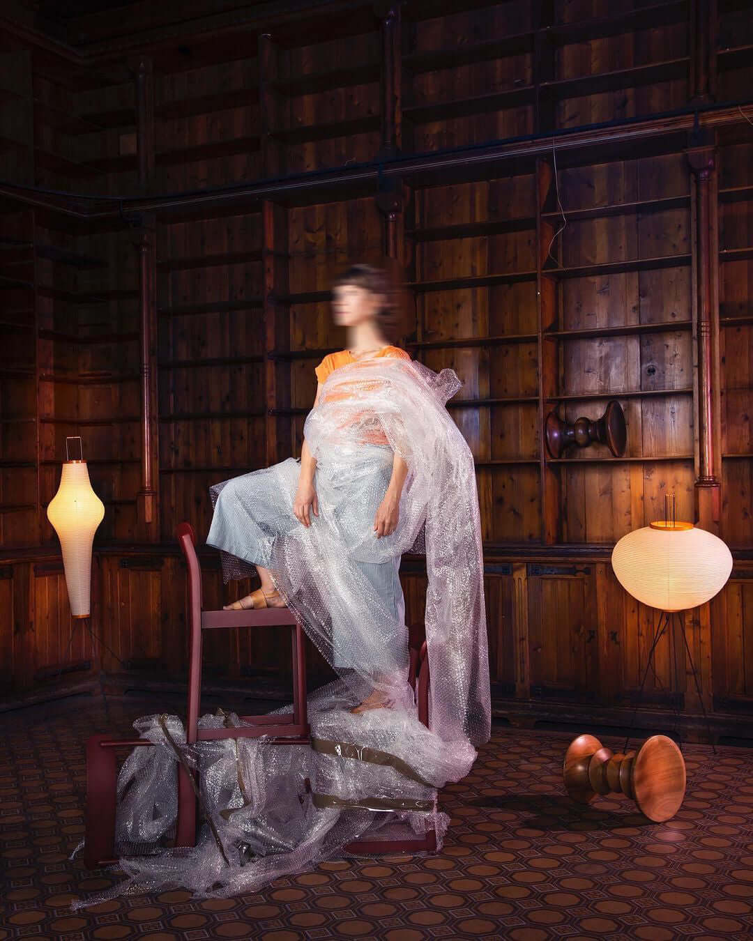 Elena Rice Paper Floor Lamp