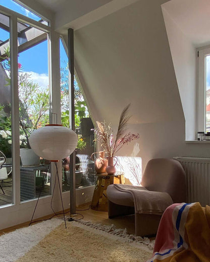 Elena Rice Paper Floor Lamp
