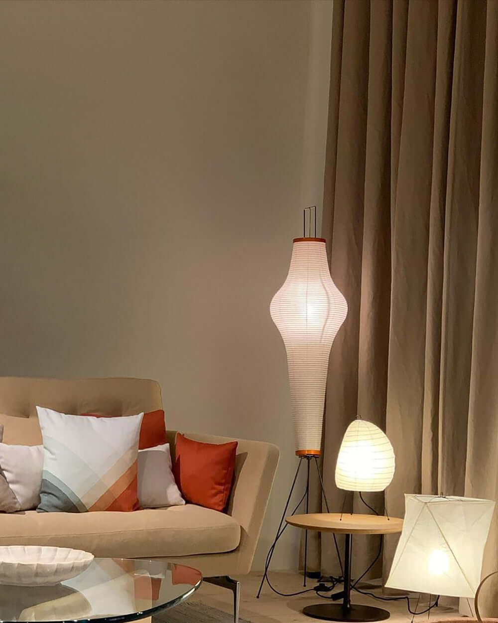 Elena Rice Paper Floor Lamp