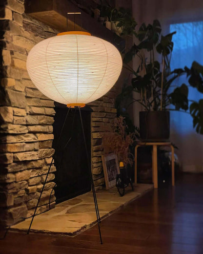 Elena Rice Paper Floor Lamp