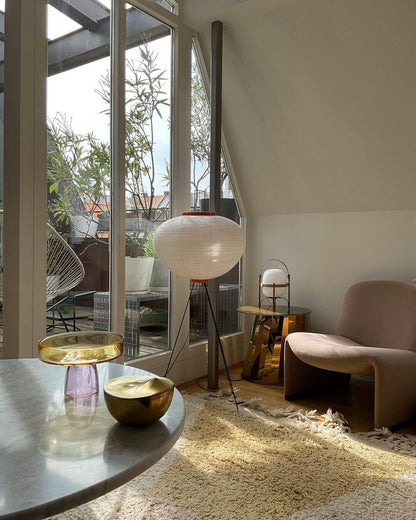 Elena Rice Paper Floor Lamp