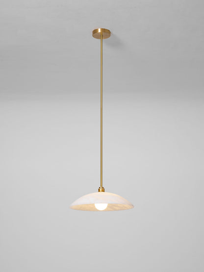 Alabaster Dome Pendant Lamp