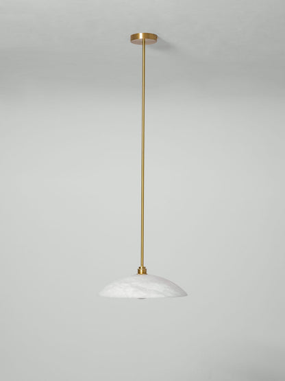 Alabaster Dome Pendant Lamp
