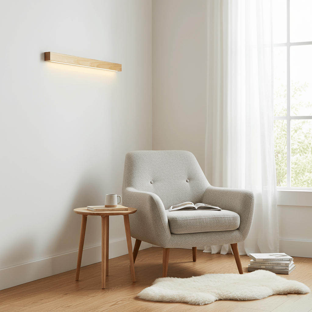 Lucienne Linear Wood Wall Light