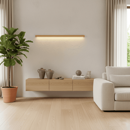 Lucienne Linear Wood Wall Light