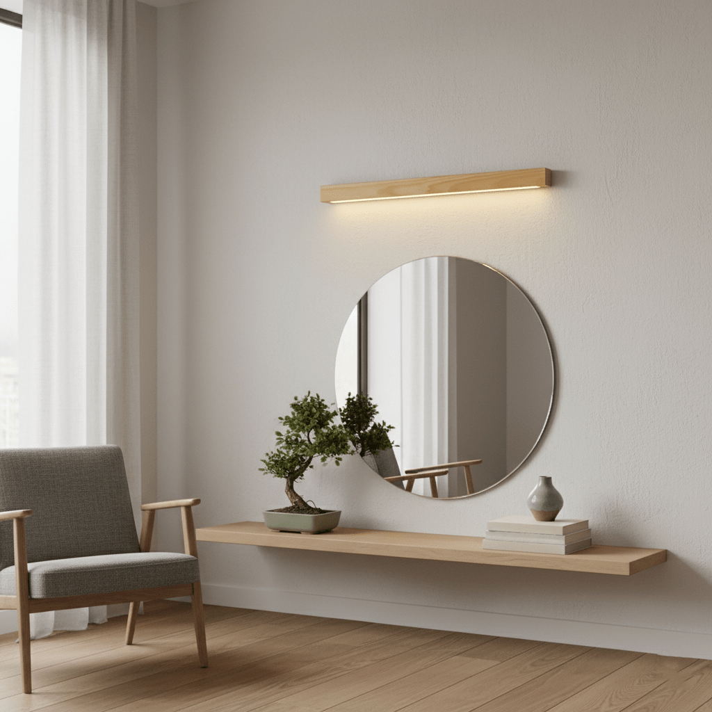 Lucienne Linear Wood Wall Light