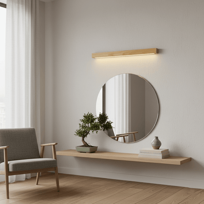 Lucienne Linear Wood Wall Light