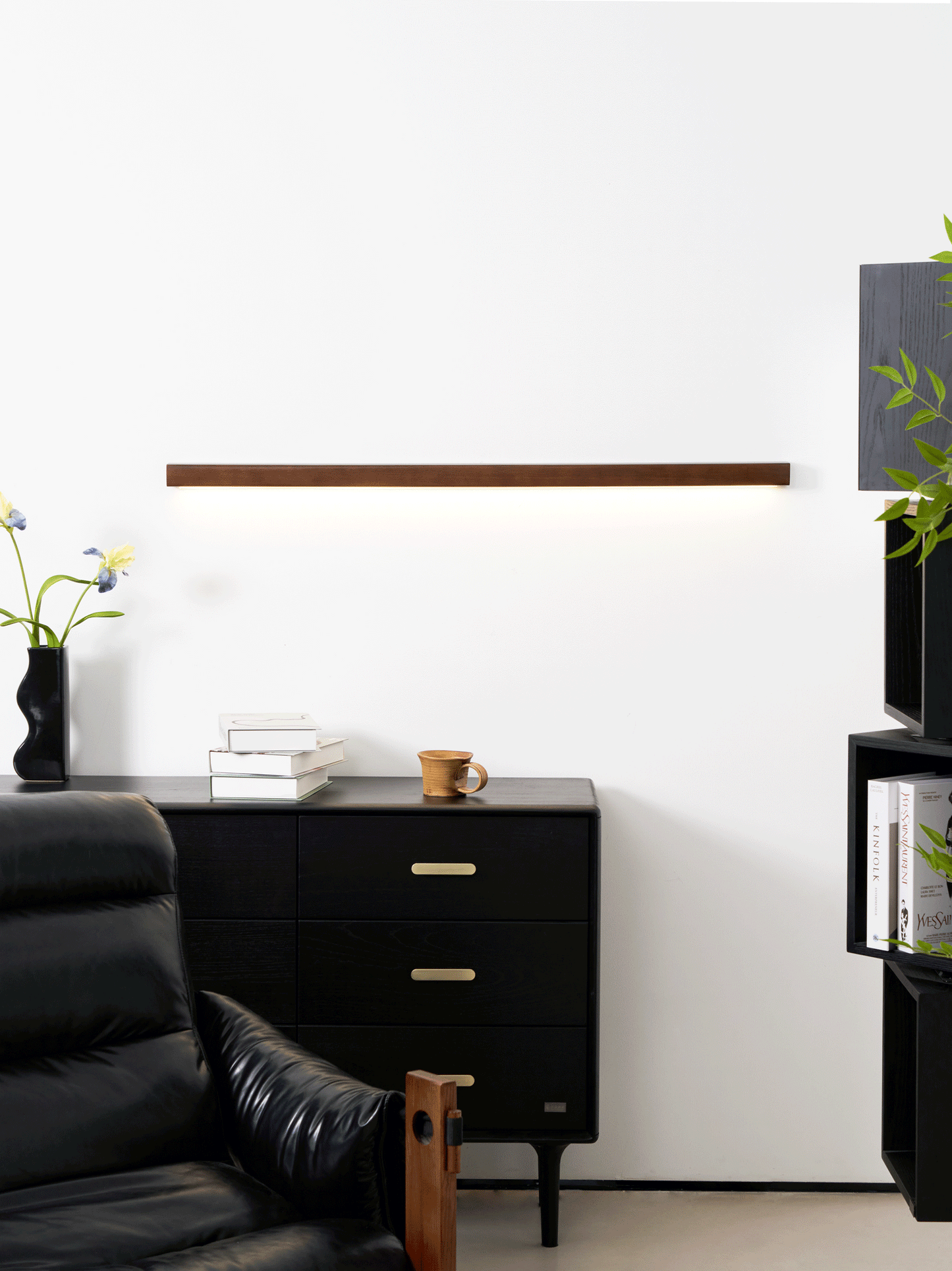 Lucienne Linear Wood Wall Light