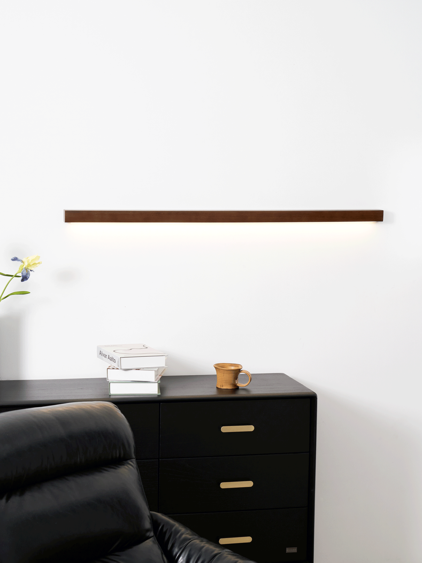 Lucienne Linear Wood Wall Light