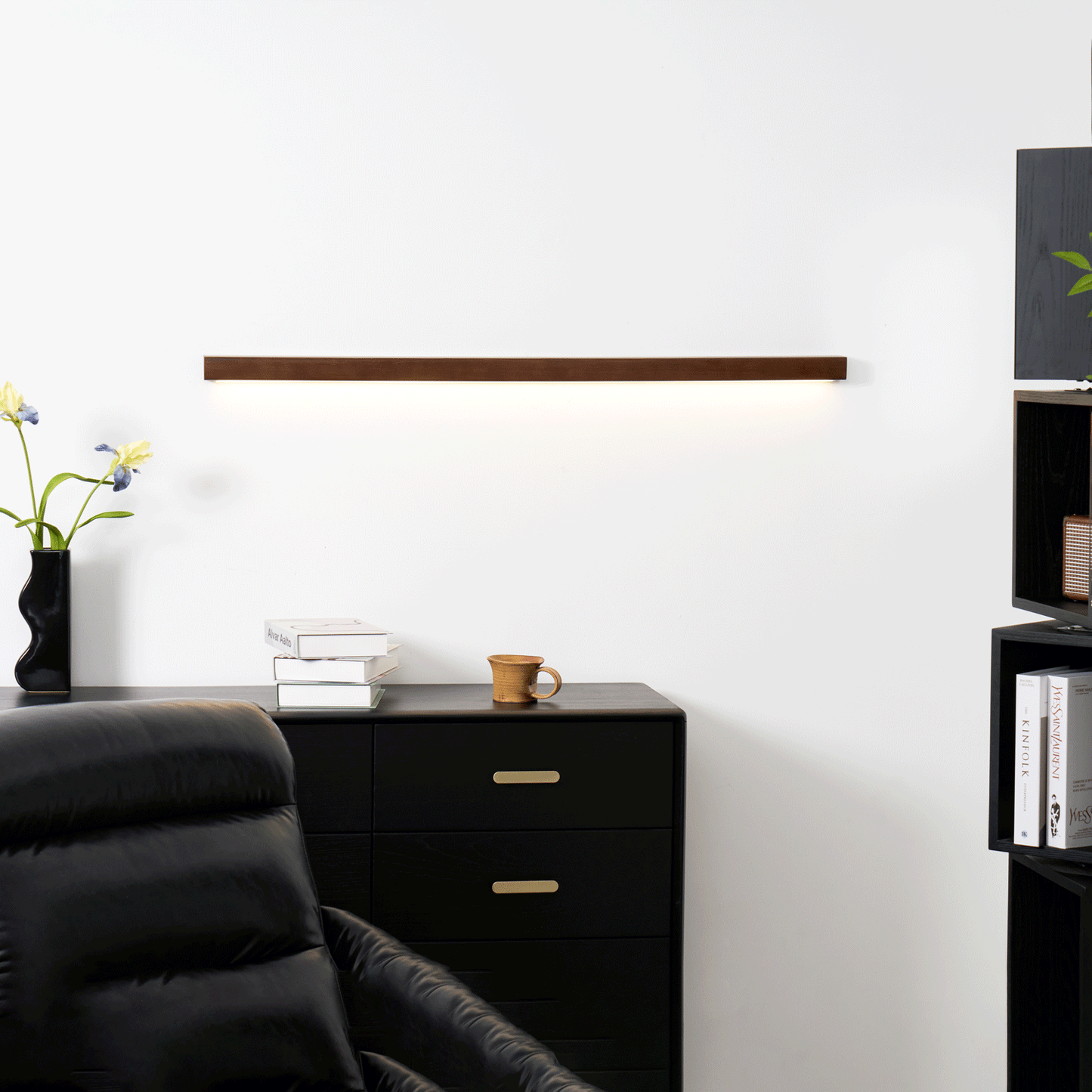 Lucienne Linear Wood Wall Light
