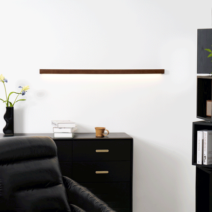 Lucienne Linear Wood Wall Light