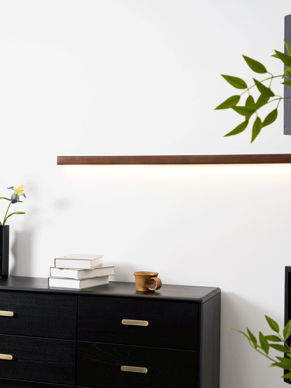 Lucienne Linear Wood Wall Light