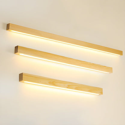 Lucienne Linear Wood Wall Light