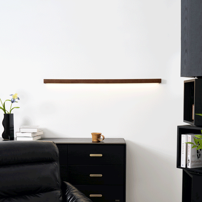 Lucienne Linear Wood Wall Light