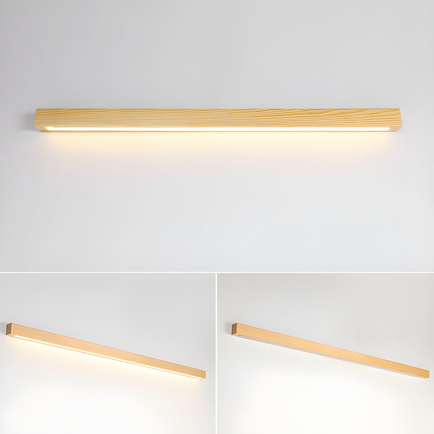 Lucienne Linear Wood Wall Light