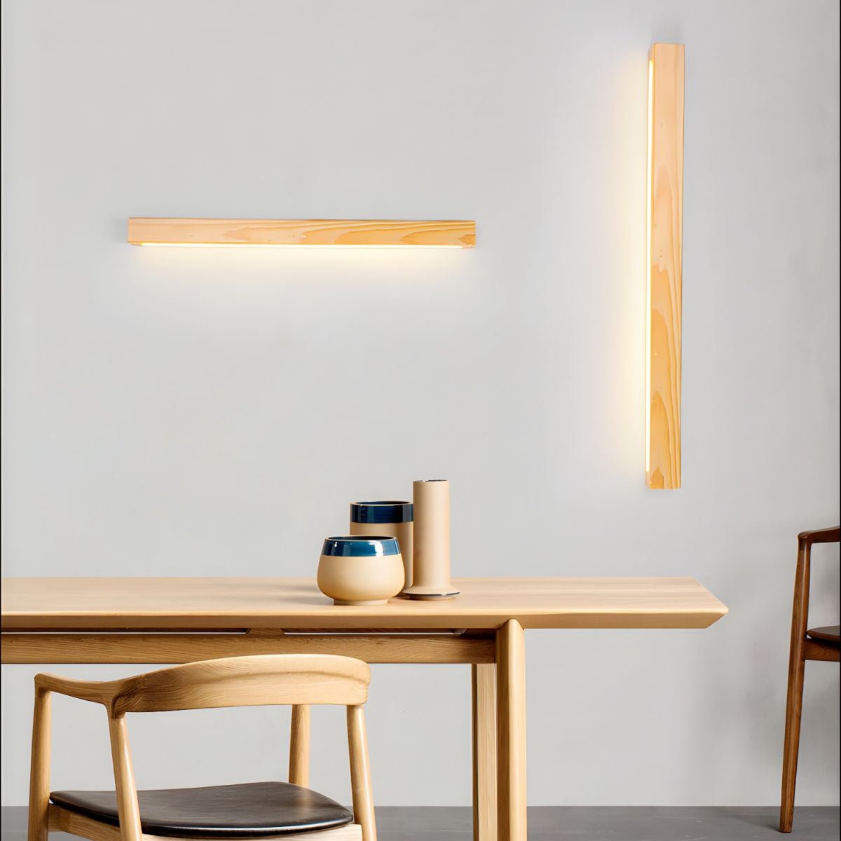 Lucienne Linear Wood Wall Light