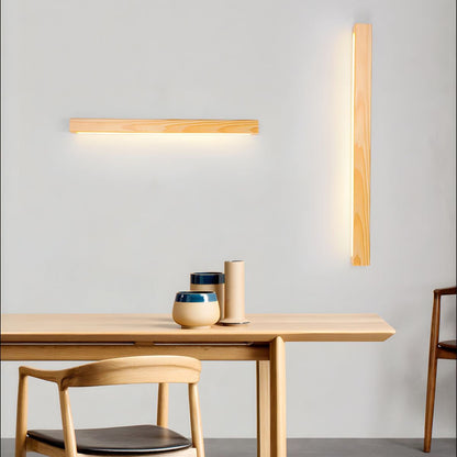 Lucienne Linear Wood Wall Light