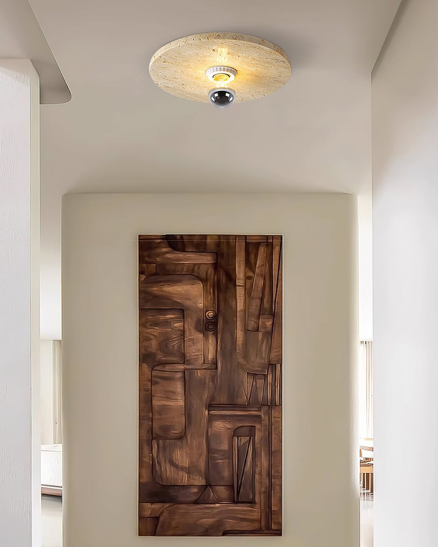 Avize Travertine Ceiling Lamp